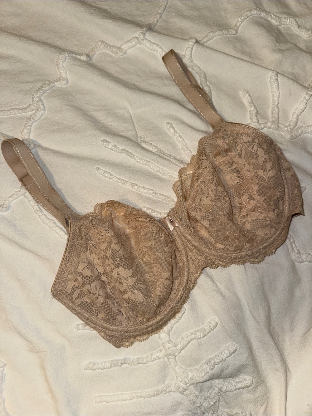Freya Beige Lace Underwire Bra